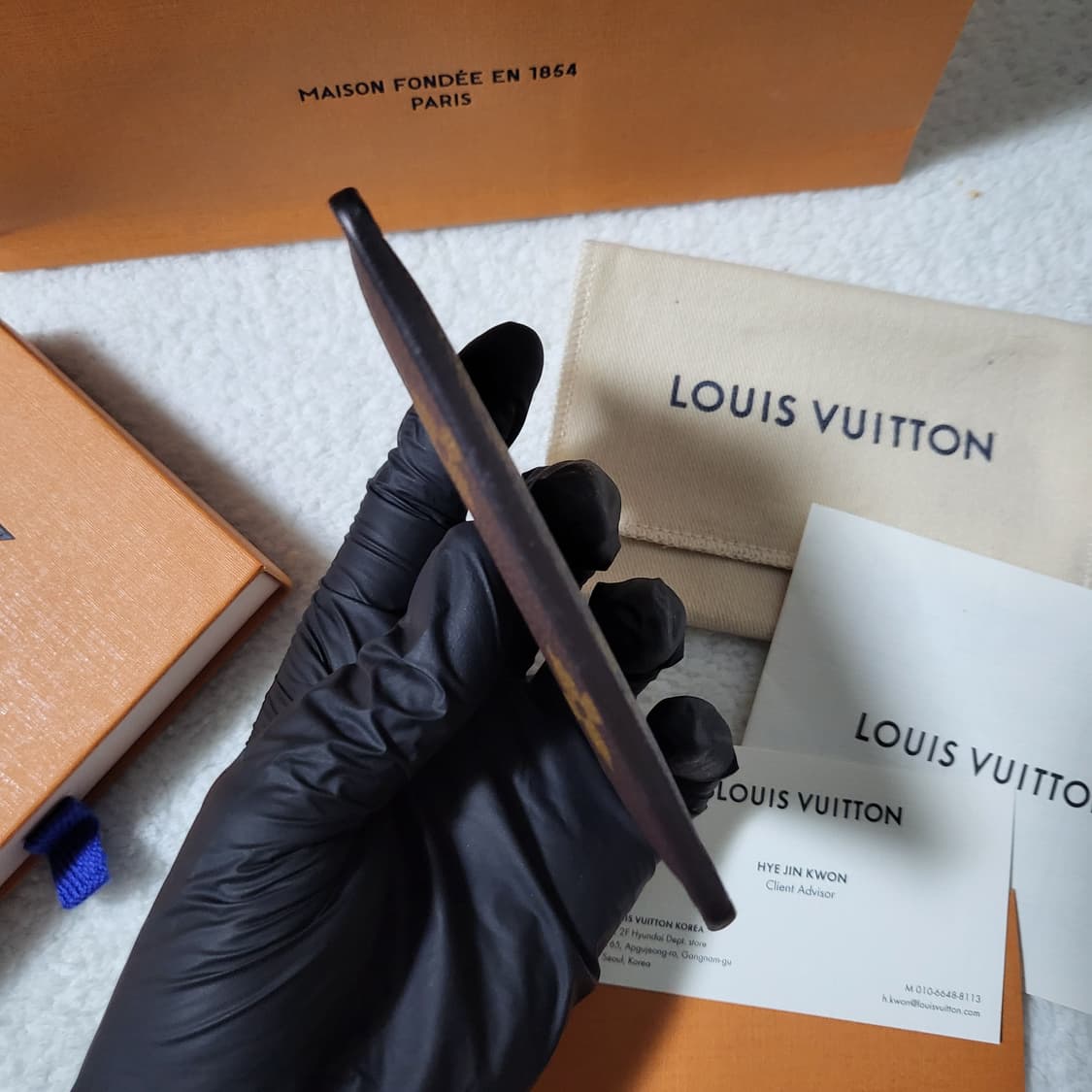 [새상품급/풀구성] 루이비통 모노그램 카드홀더 카드지갑 상품이미지7