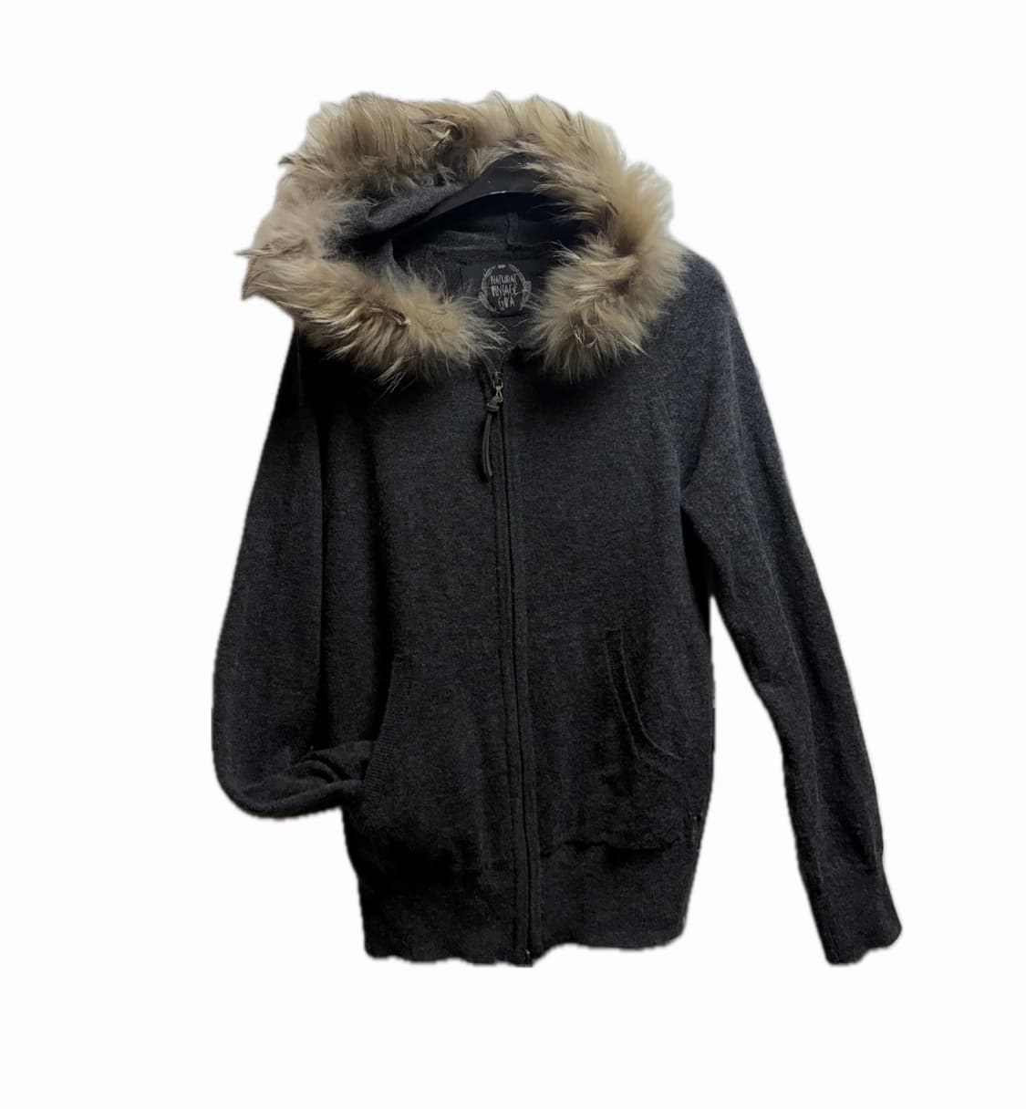 G.O.A Raccoon Fur Hoodie Zip up 후드집업 상품이미지1
