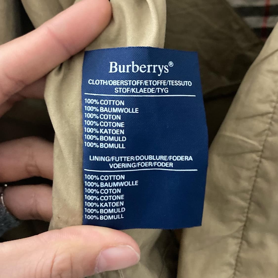 버버리  베이지 멀티포켓 버튼 코튼 미디 사파리 자켓 상품이미지5