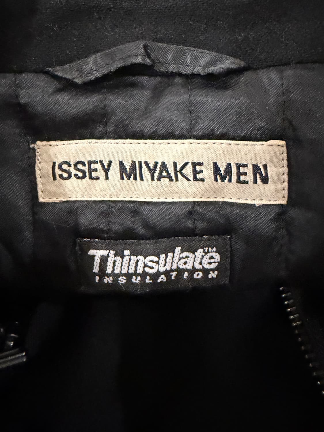 AW1999 이세이미야케 맨 신슐레이트 울 헤링턴 자켓 상품이미지5