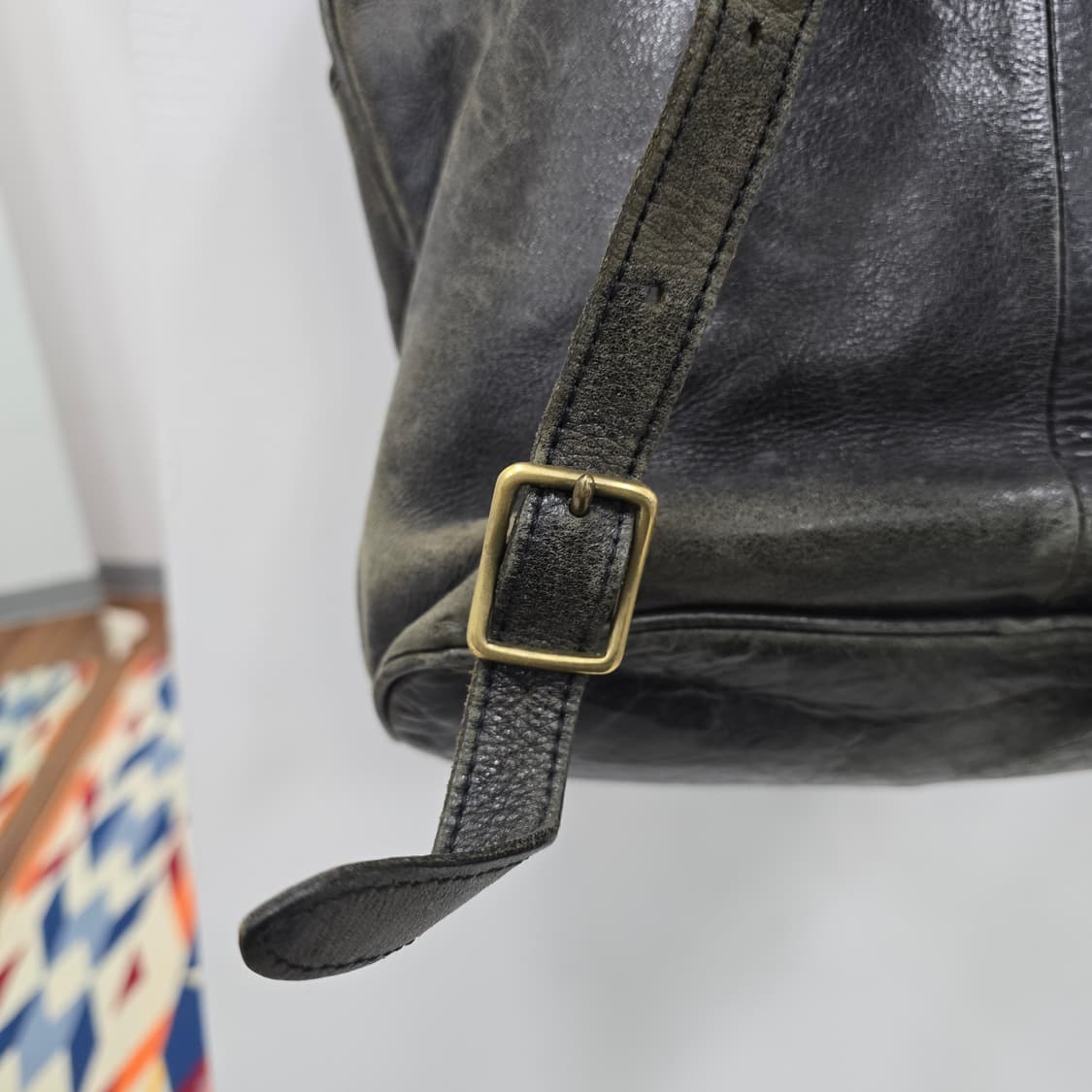 요지야마모토 악세사리 라인 레더 백팩 상품이미지6