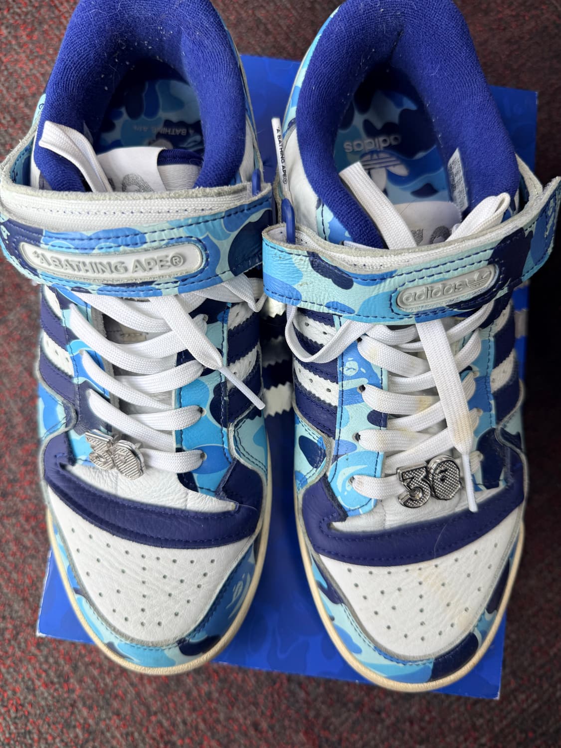 아디다스 x 베이프 포럼 블루카모 270 상품이미지1