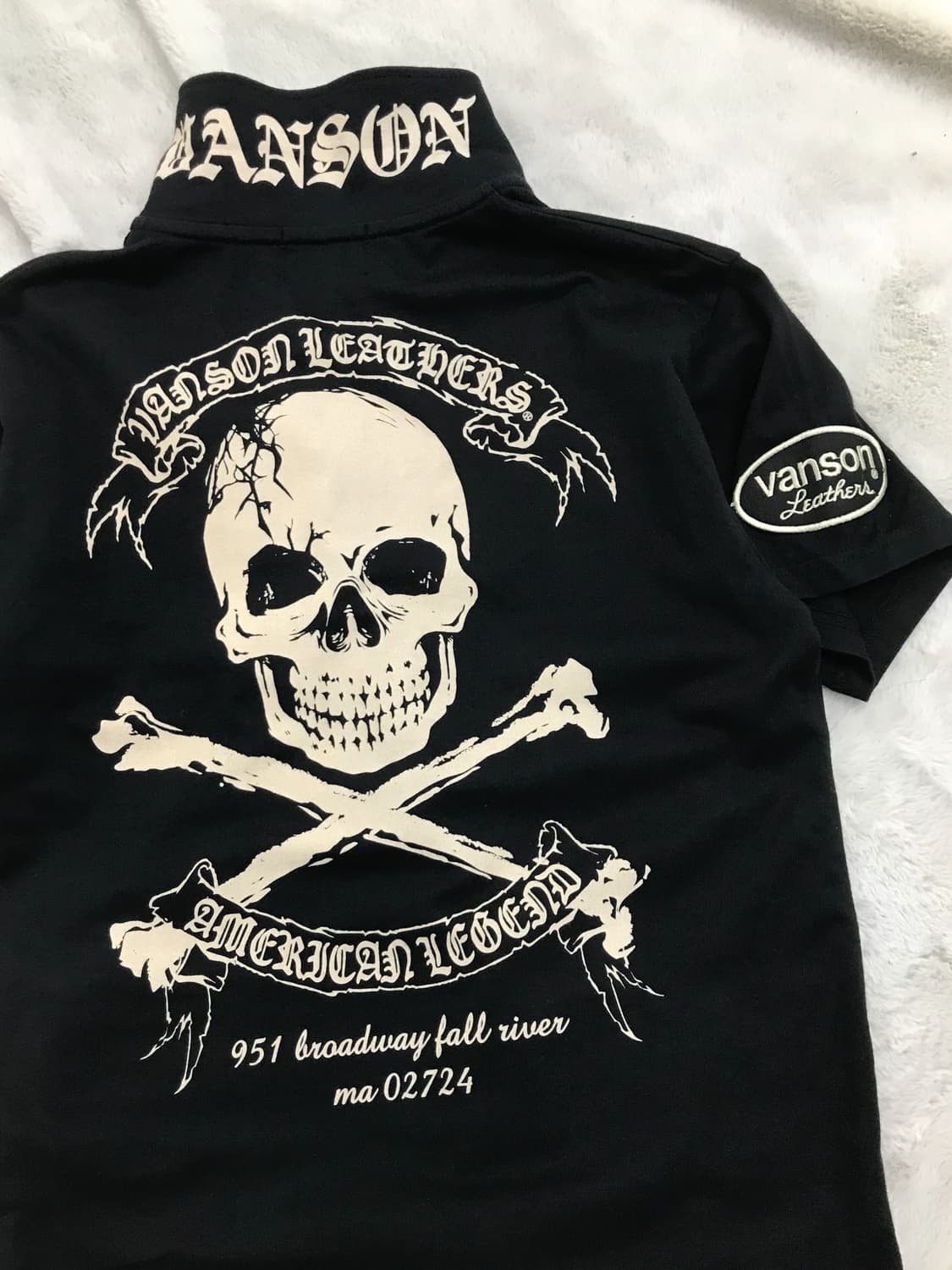 < Vanson Leathers Skull PK T-shirt > 상품이미지8