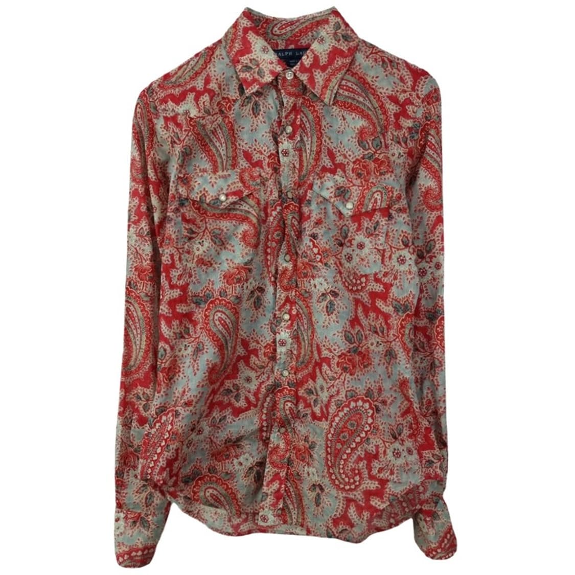 [랄프로렌] 에스닉 페이즐리 패턴 웨스턴 셔츠 M19892 상품이미지2