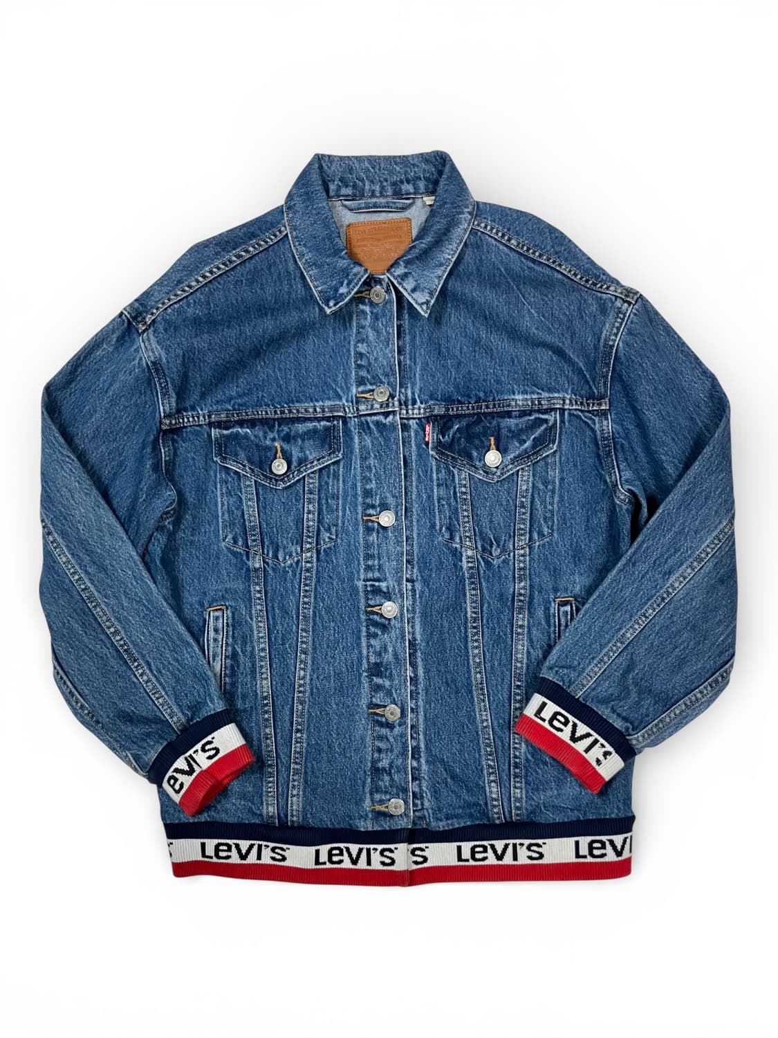 프리비엄 리바이스 로고 포인트 데님자켓 S 상품이미지1