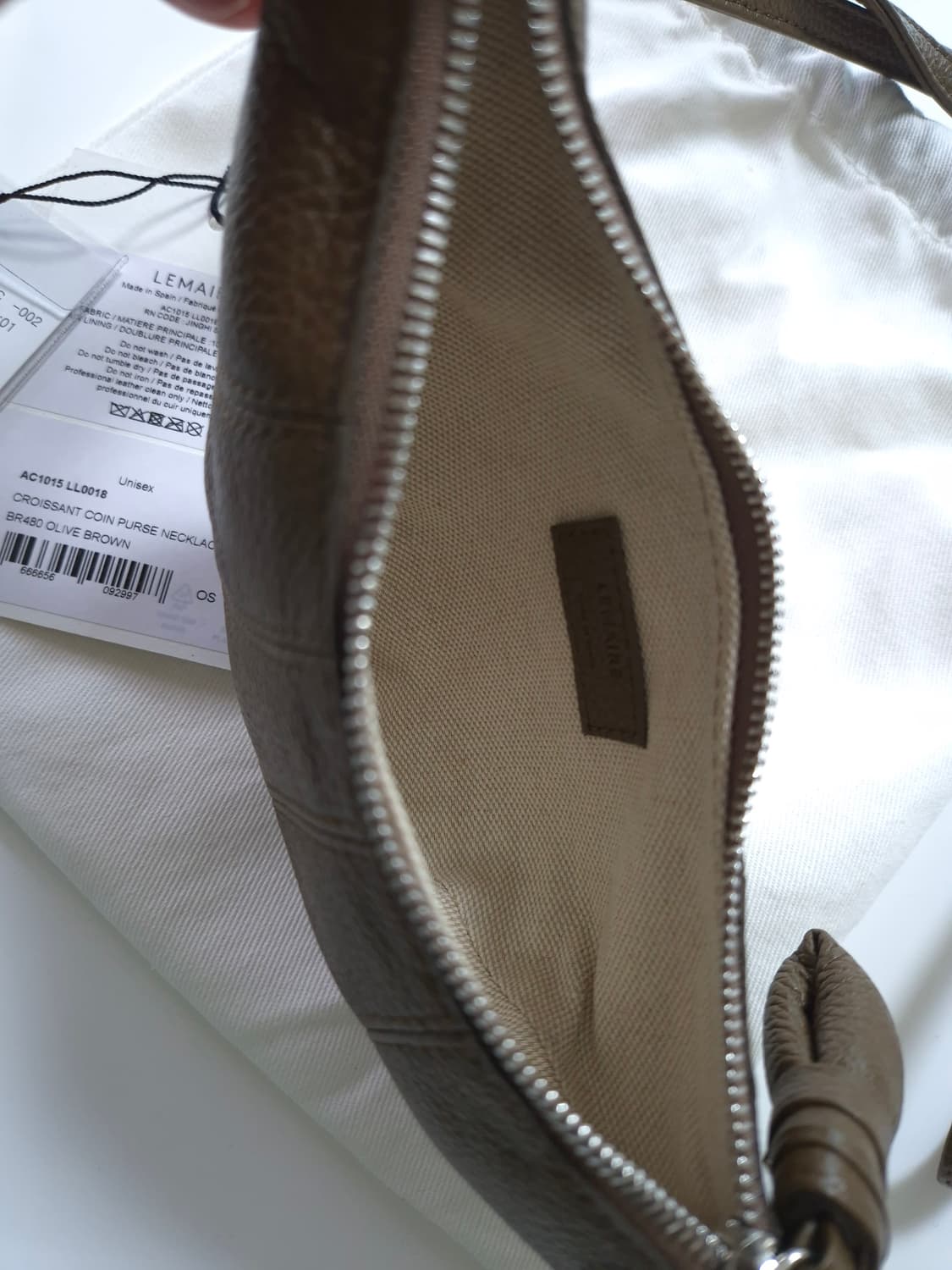 르메르 크루아상 크로스바디 코인 펄스 코인지갑 상품이미지7