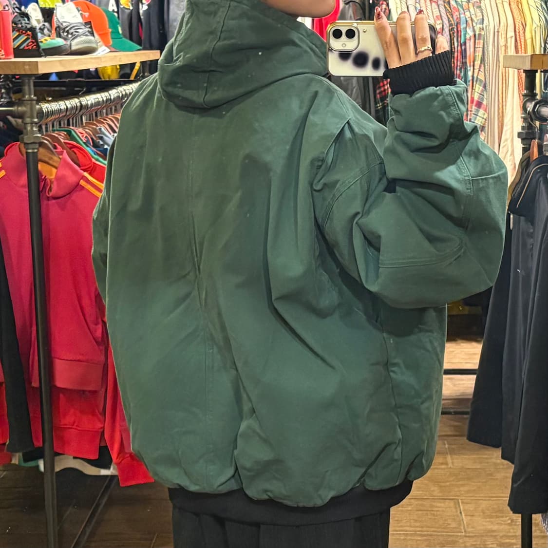 [HI] VTG 오버핏 워크웨어 자켓 포레스트 그린 상품이미지6