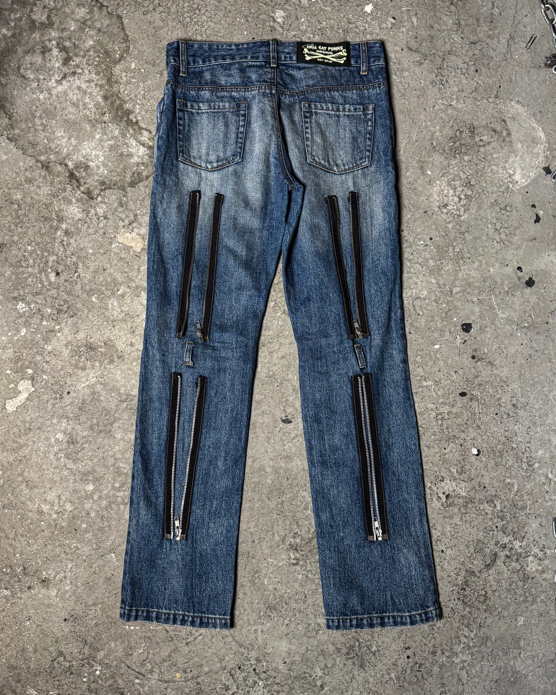 HELL CAT PUNKS – Zip Denim Bondage Pants 상품이미지6