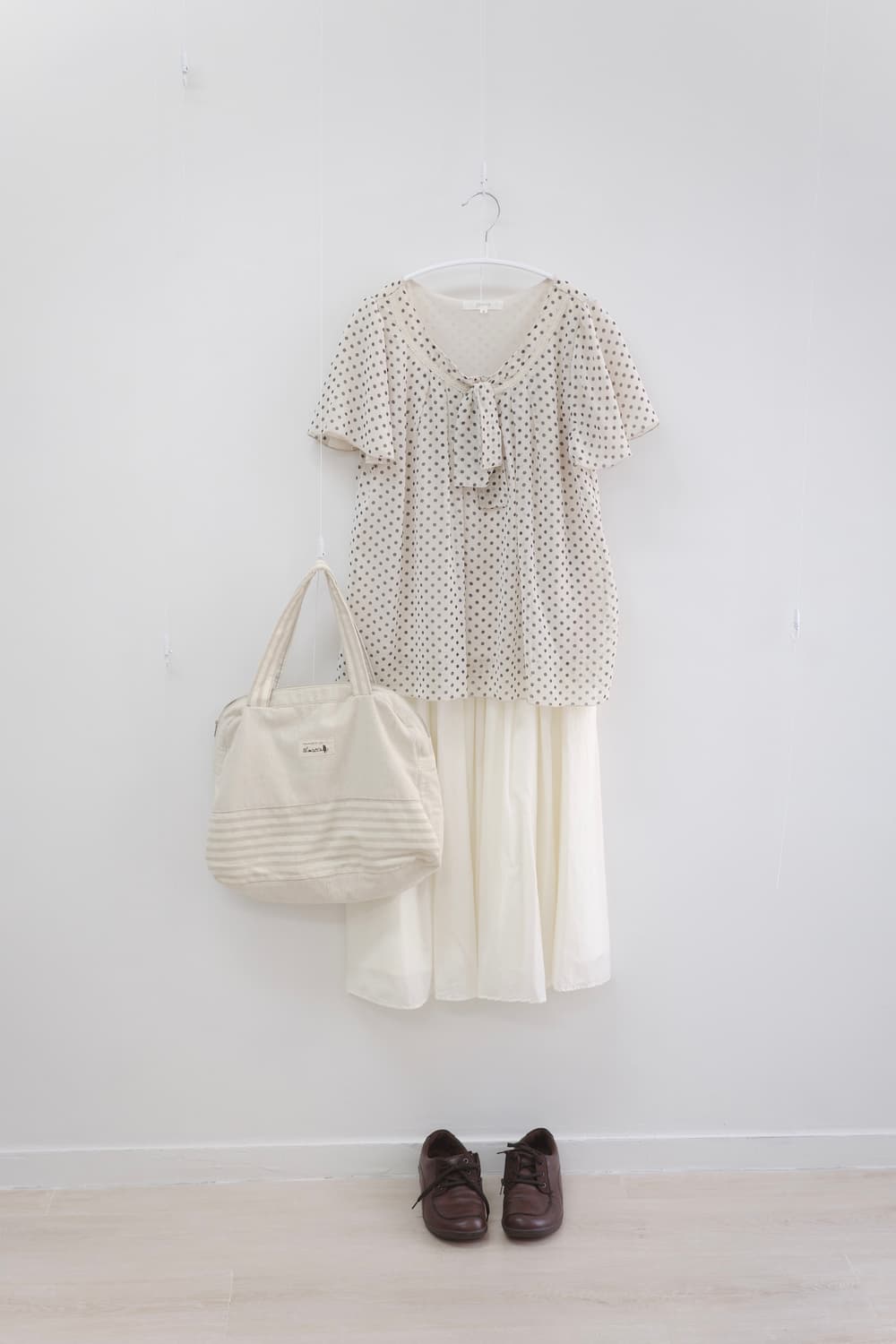 United arrow Ivory banding Skirt 상품이미지2
