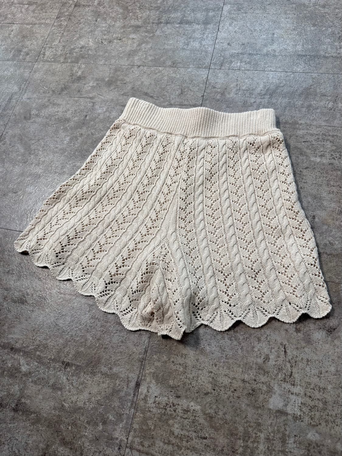 플레어 슬리브 가디건 버튼 레이어드 넥 원피스 쇼츠 pcs SET 상품이미지10