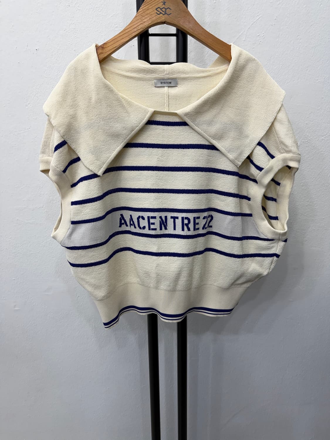 정품) 시스템 한섬 22ss AACENTRE22 오버핏니트 90F 상품이미지1