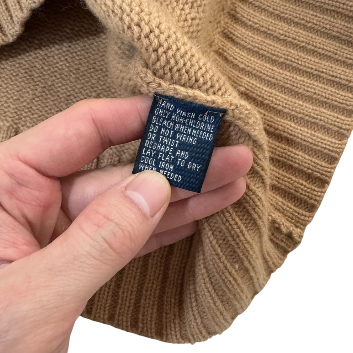 폴로 랄프로렌 카멜 니트집업 상품이미지6