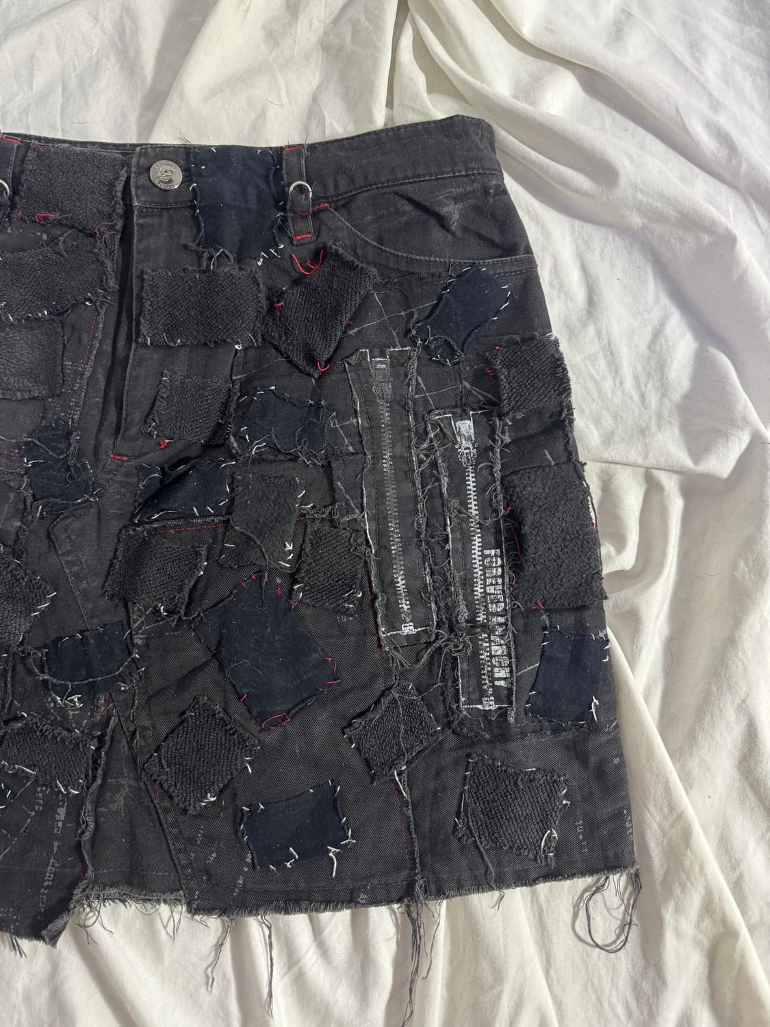 H.naoto 패치워크 스커트 펑크 고딕 언더커버 scab 그런지 상품이미지4