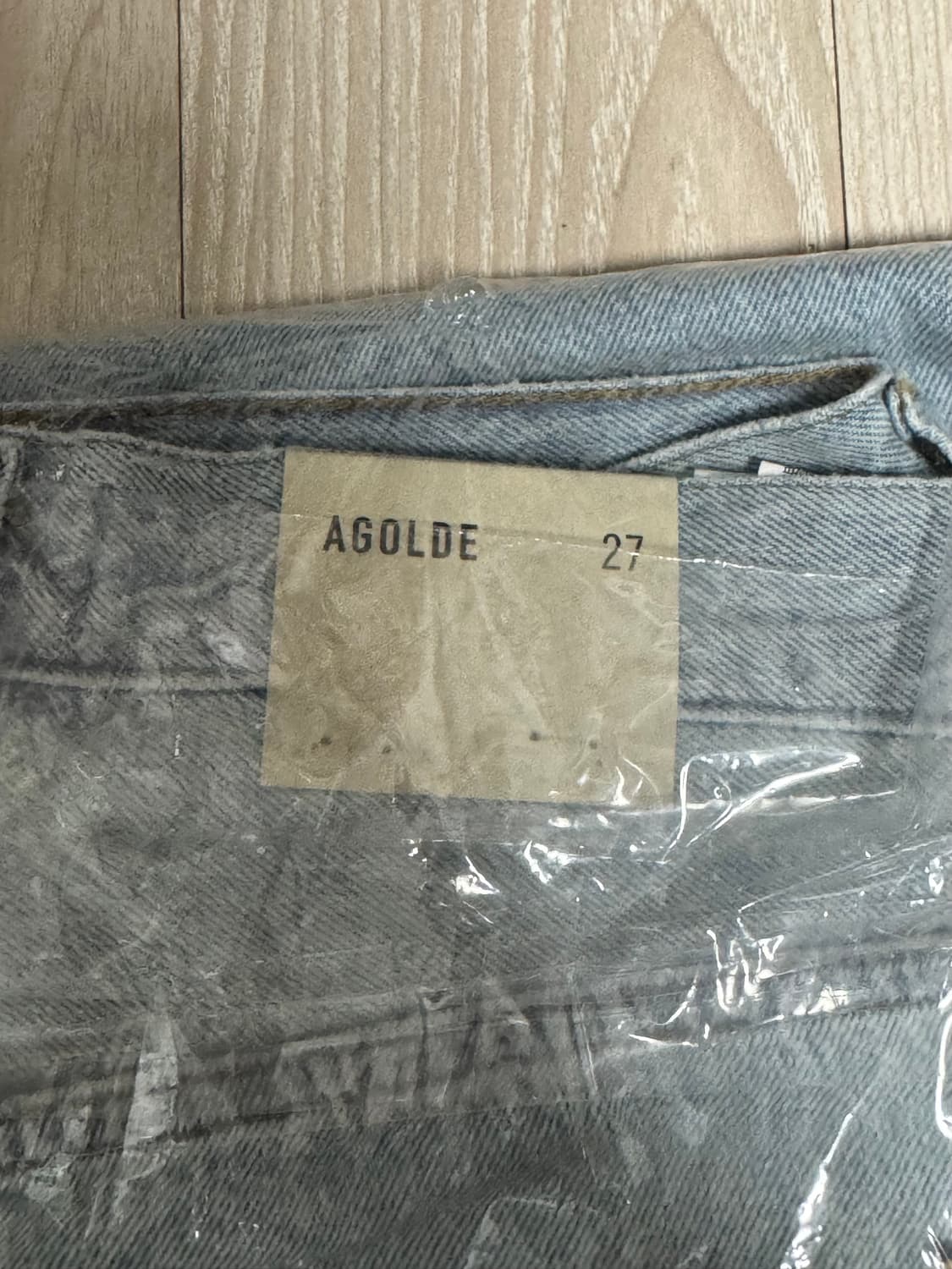 Agolde 에이골디 criss cross jean skyblue 27 상품이미지5