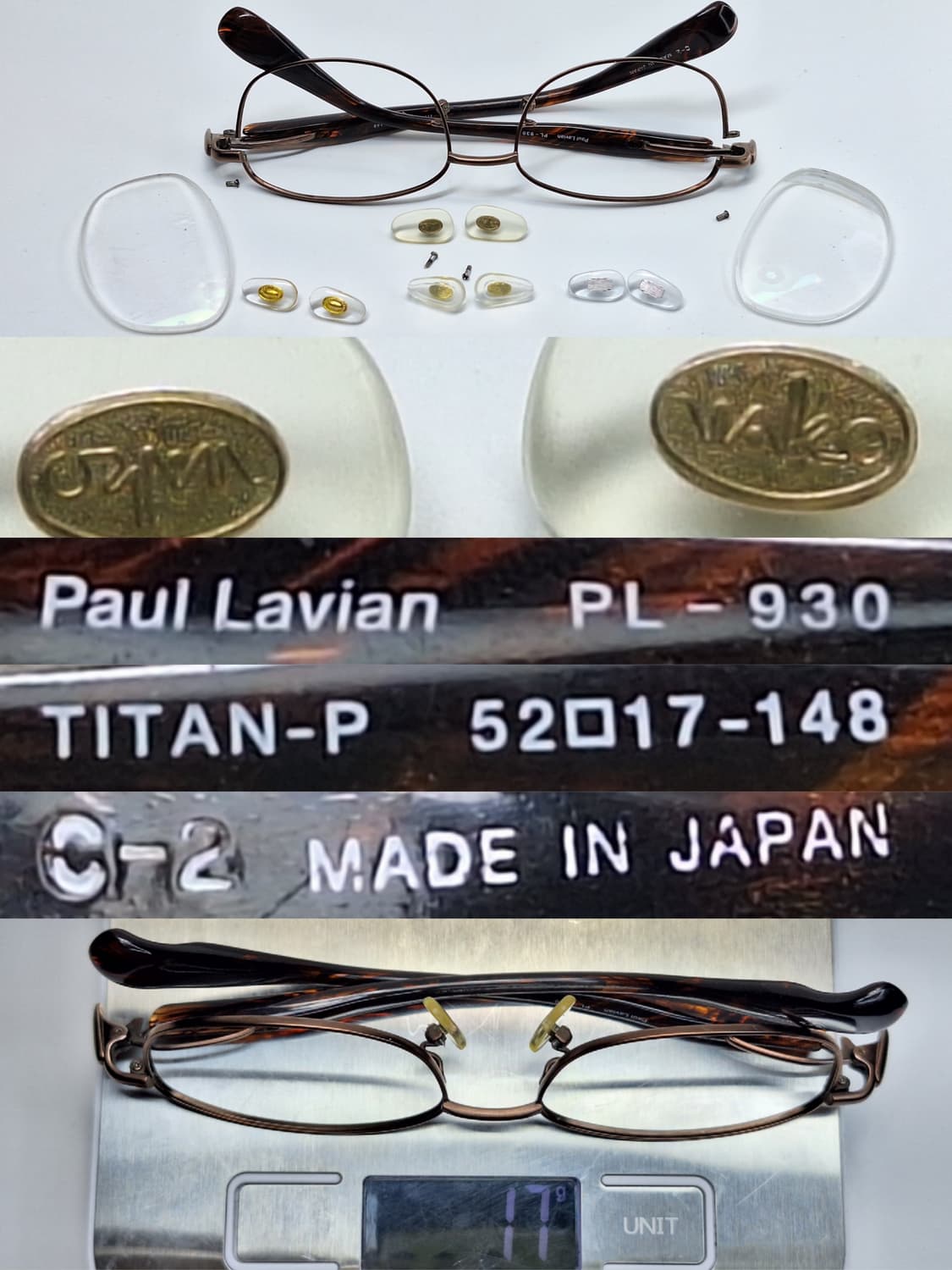 일본 사바에 하우스브랜드 Paul Lavian PL-930 티타늄 안경테 상품이미지3