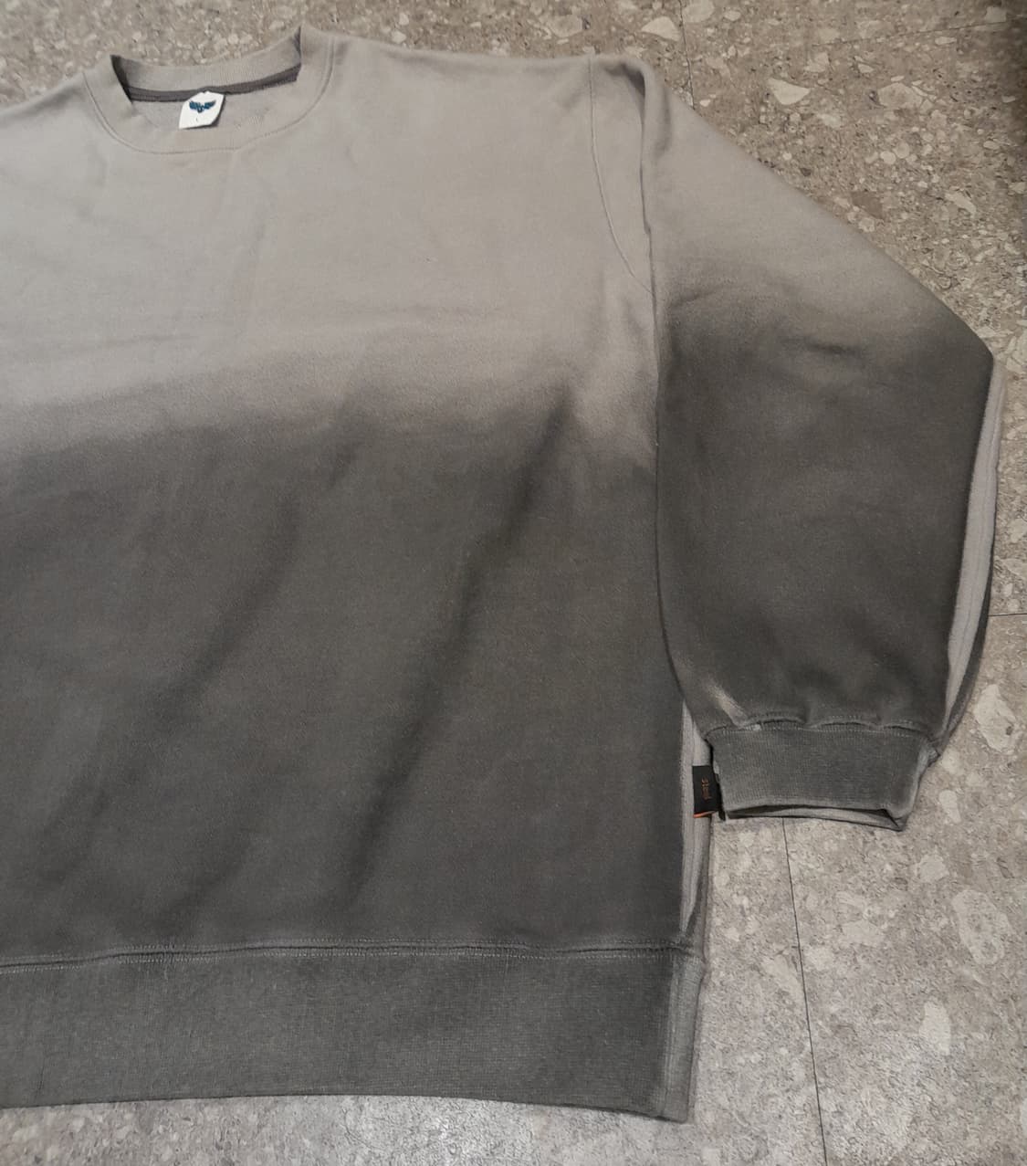💥스틸휠즈 빈티지 워싱 그라데이션 스웻셔츠 (L)
 상품이미지3