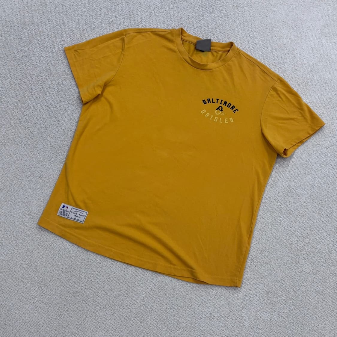 105 MLB 노란색 반팔 티셔츠 0410E 상품이미지1