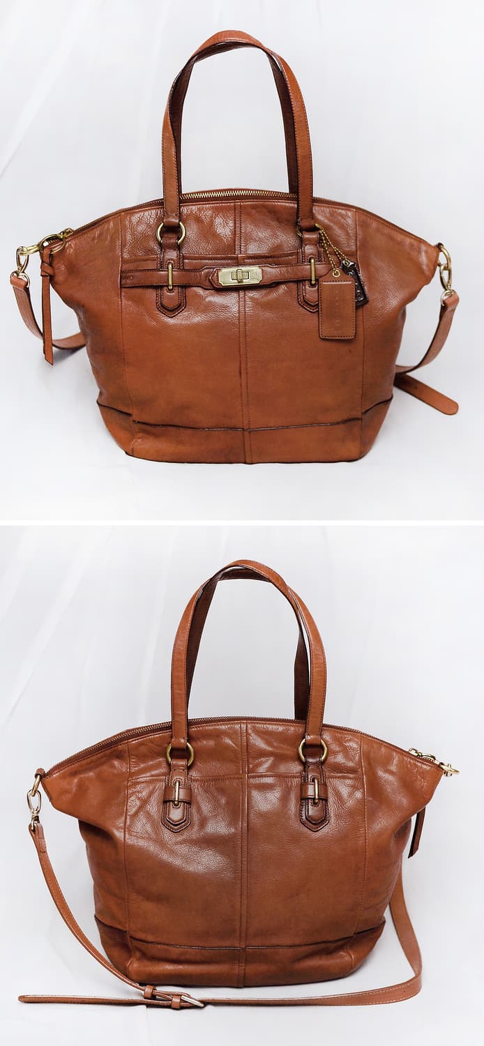 코치 에머슨 딥브라운 첼시레더 토트.숄더백 브리프케이스 상품이미지2