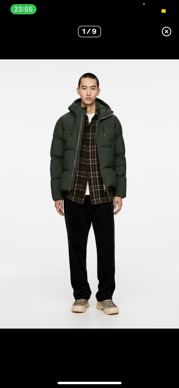 아르켓 덕다운 패딩 S 상품이미지6