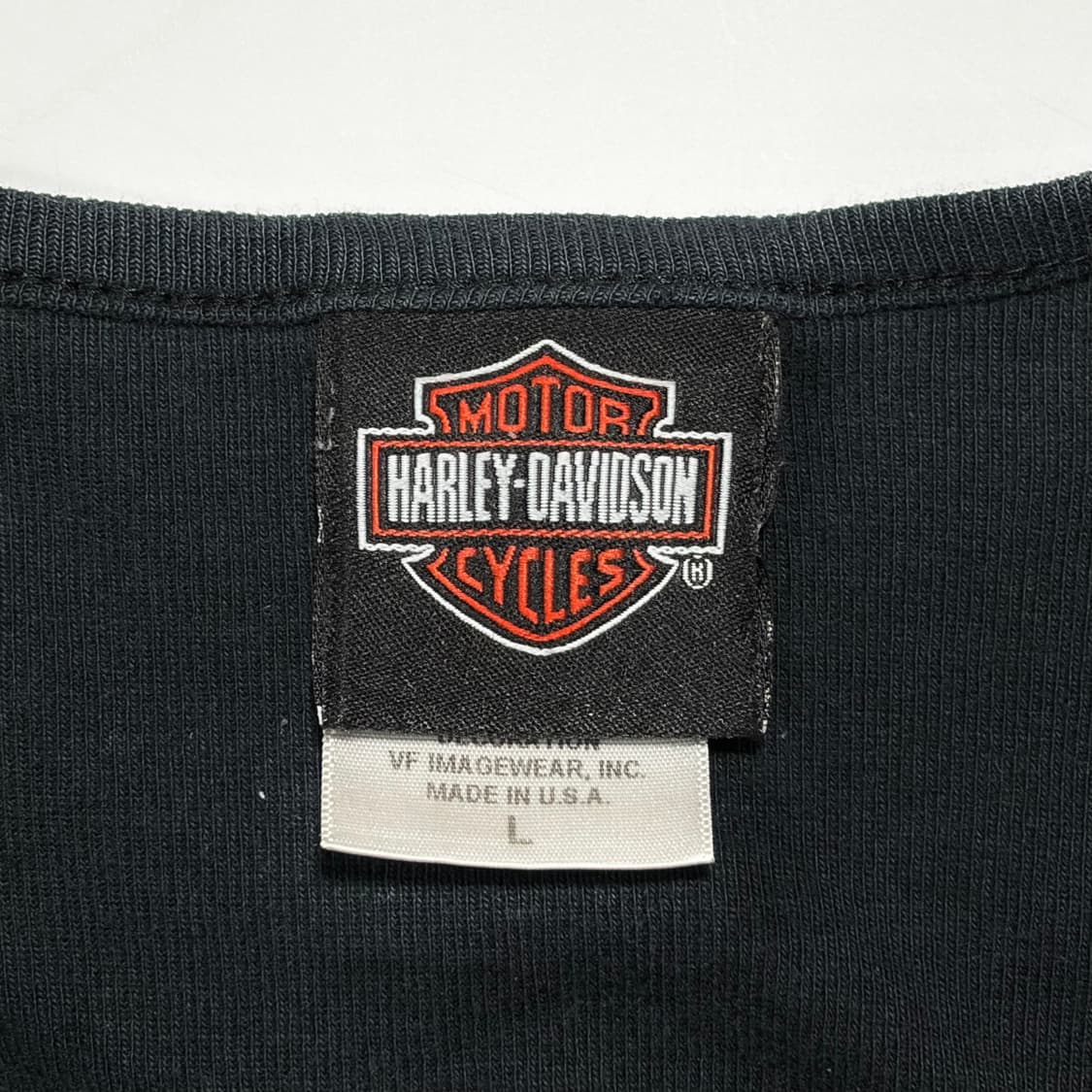 할리데이비슨 뉴캐슬 여성용 블랙 롱슬리브 L 상품이미지3