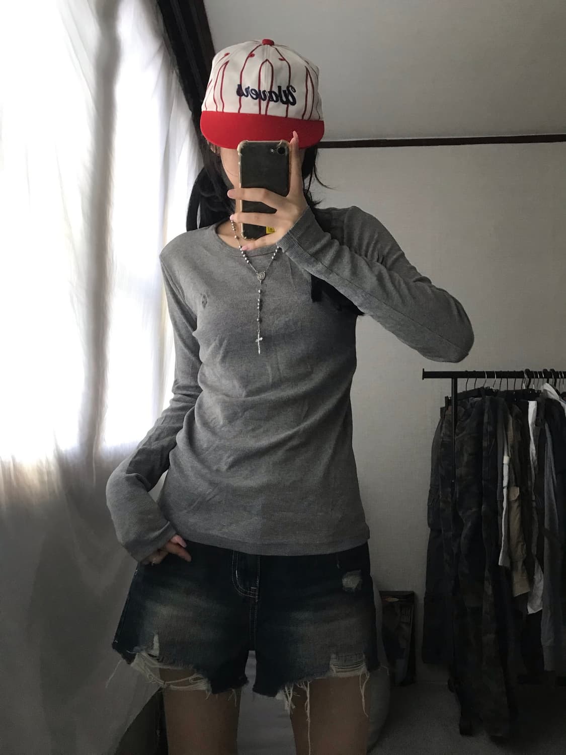 폴로 그레이 와플 롱슬리브 상품이미지5
