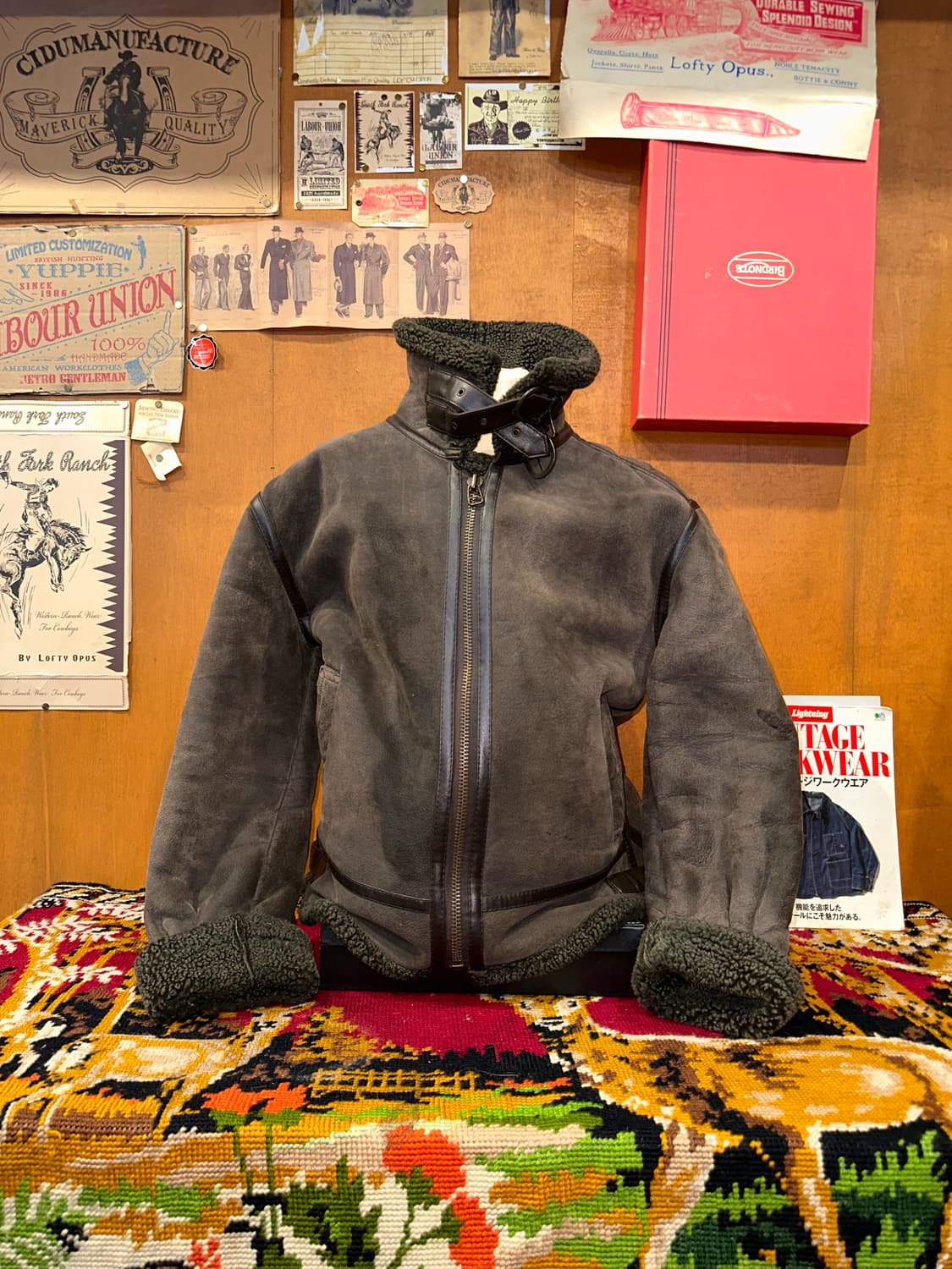 ( L-XL ) B3무스탕 워크웨어 아메카지 밀리터리 남성무스탕 상품이미지2