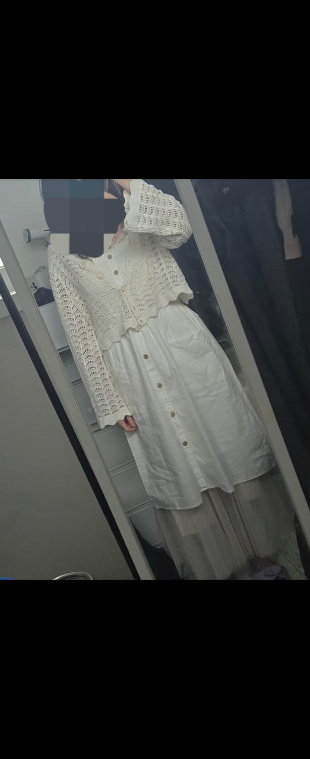 모리 페어리 너드 키루 나시 원피스 코르쉐가디건 상품이미지2