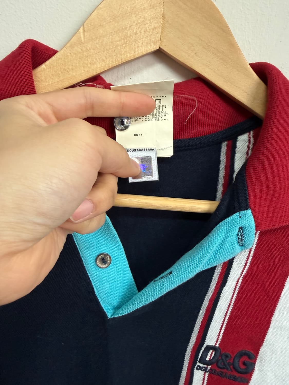 돌체앤가바나 D&G 카라넥 티셔츠 상품이미지5