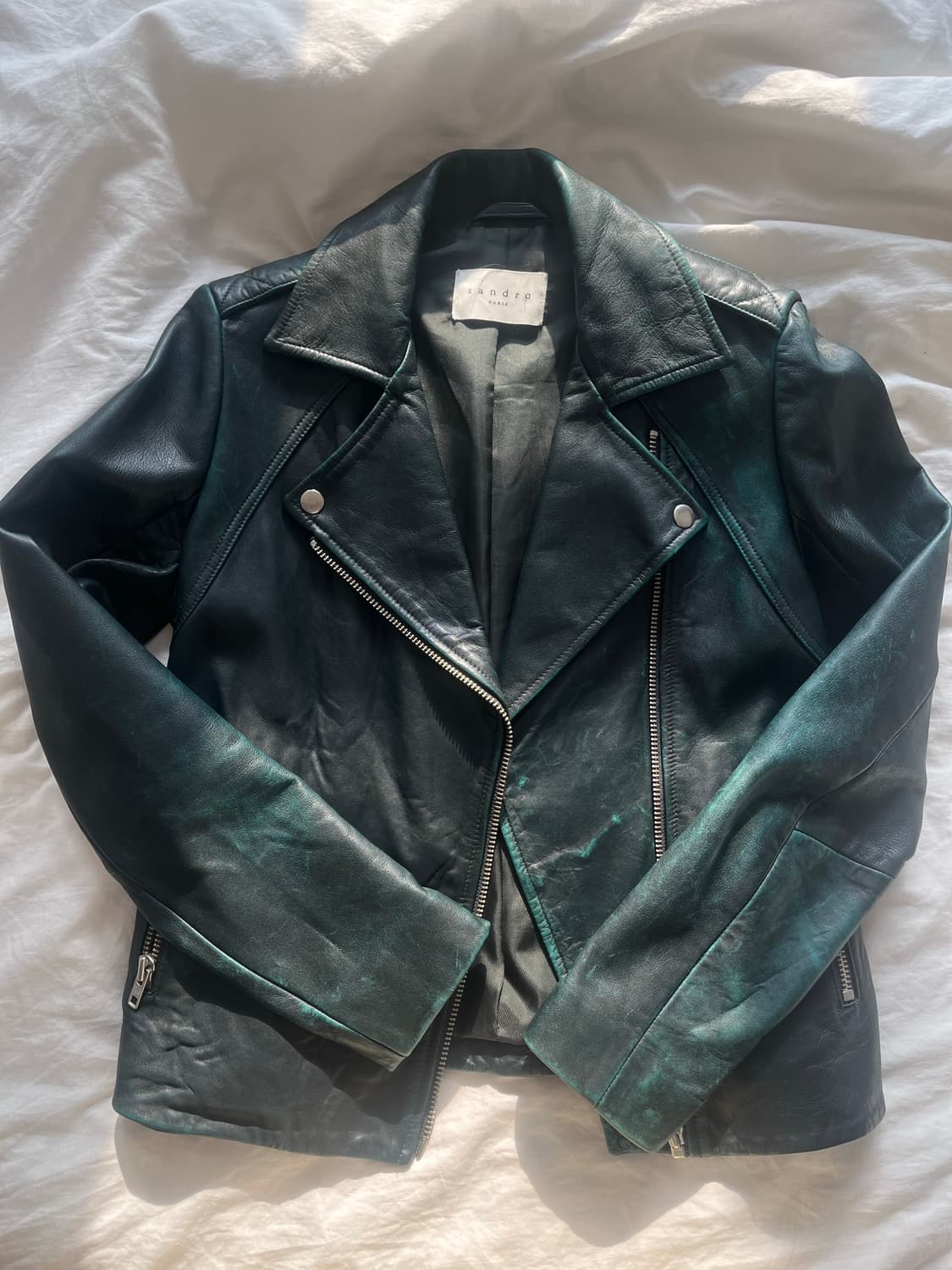산드로 양가죽 자켓 상품이미지3