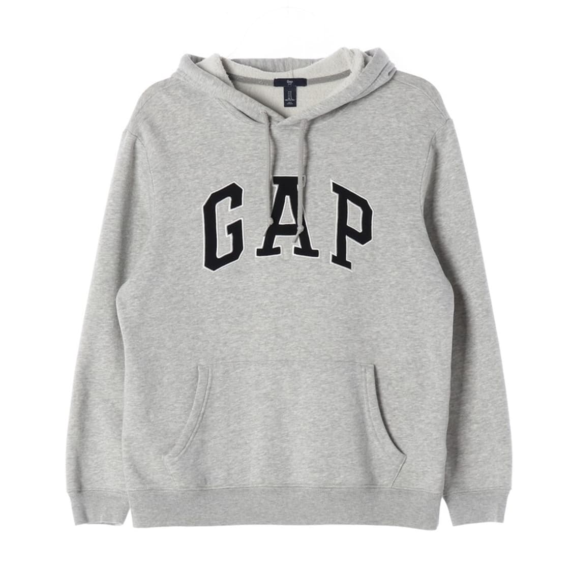 GAP 로고 아플리케 그레이 후드티 S 상품이미지1