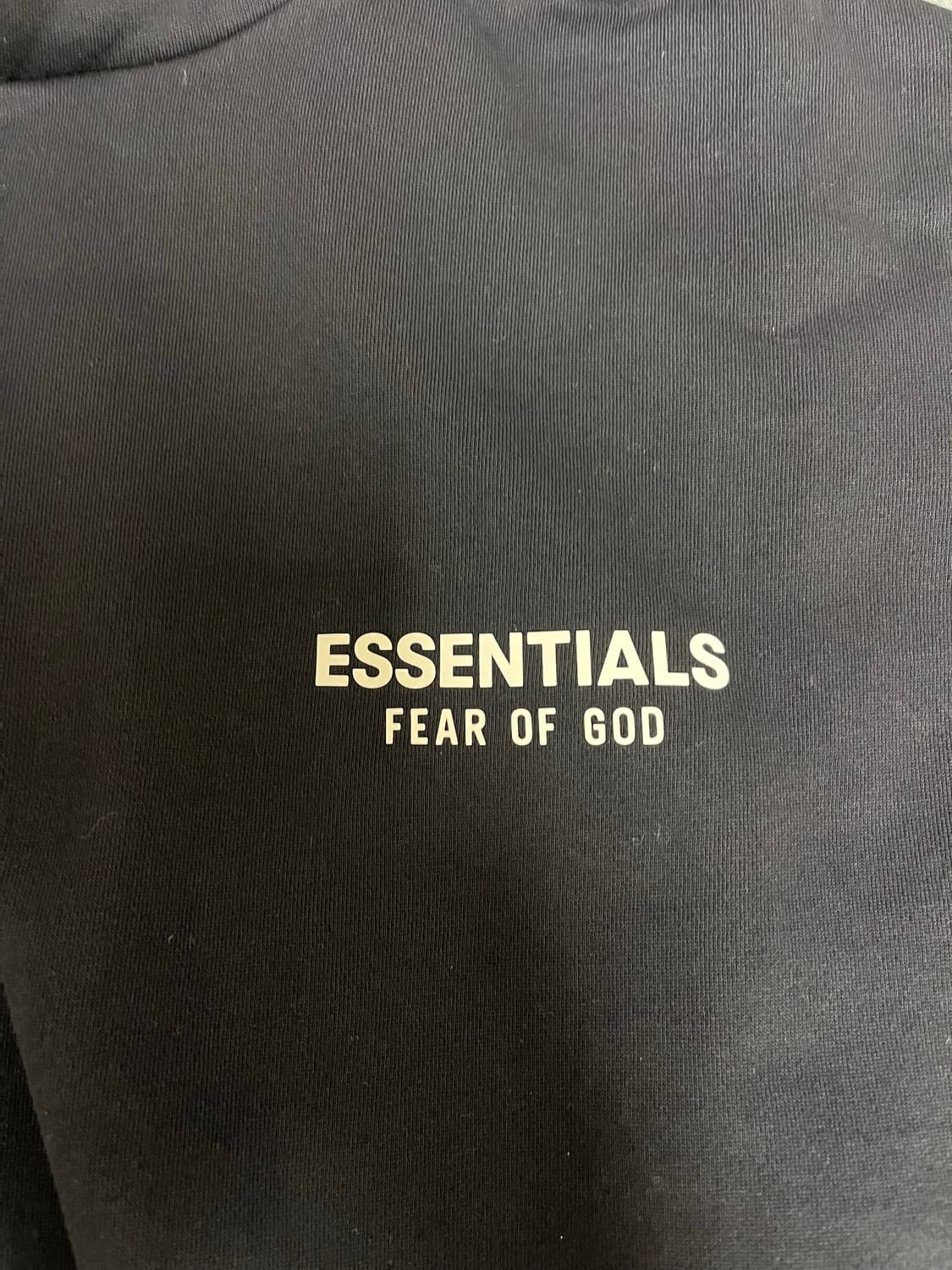 피어오브갓 에센셜 블랙 후드티 L 24FW 상품이미지2
