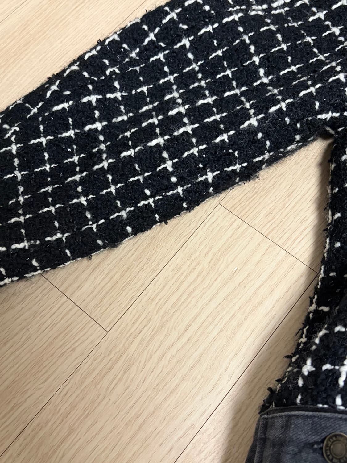 더일마 트위드 블루종 점퍼 상품이미지3