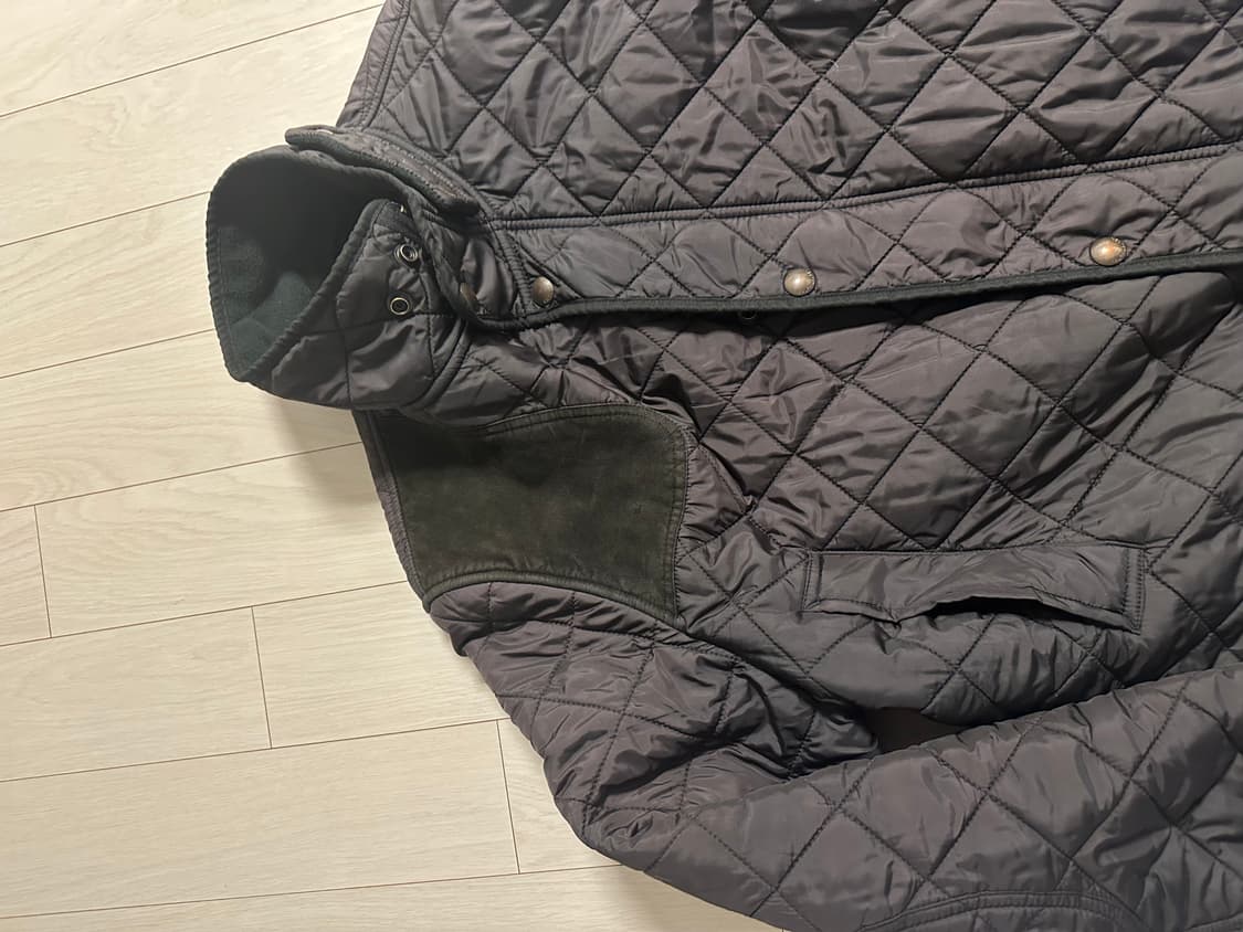 폴로 랄프로렌 퀄팅 헌팅 자켓 어깨가죽패치 상품이미지2