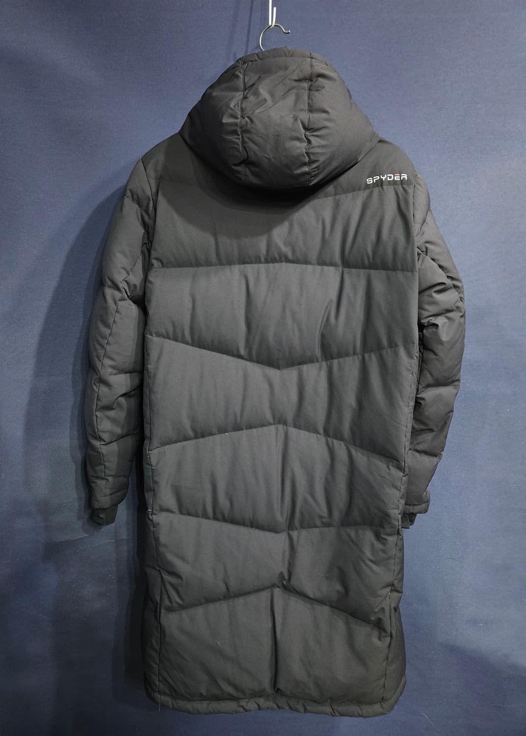 스파이더 블랙컬러 남성 105 덕다운 롱패딩  상품이미지2