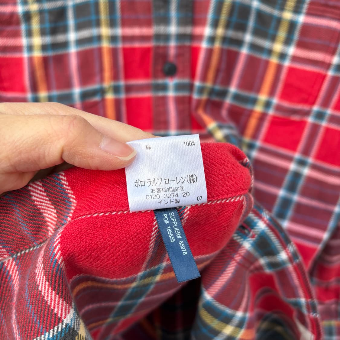 Polo 폴로 플란넬 체크 셔츠 상품이미지6