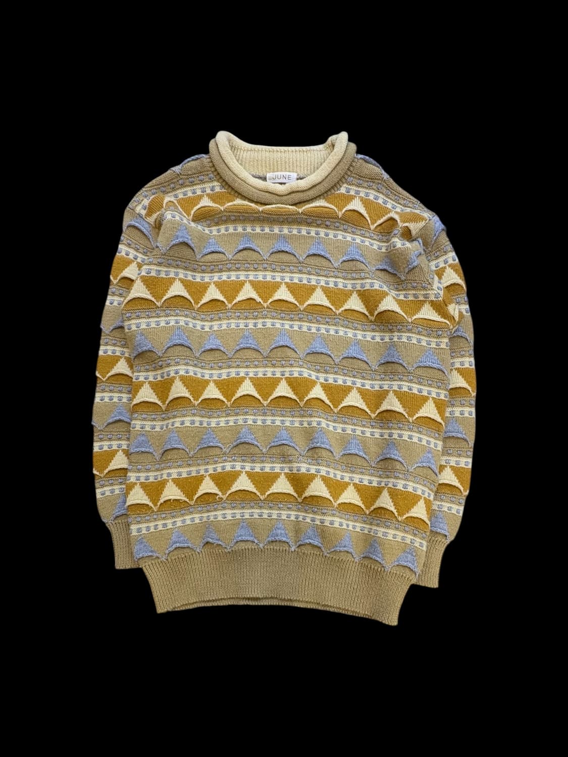 JUNE PATTERN KNIT SWEATER 상품이미지1