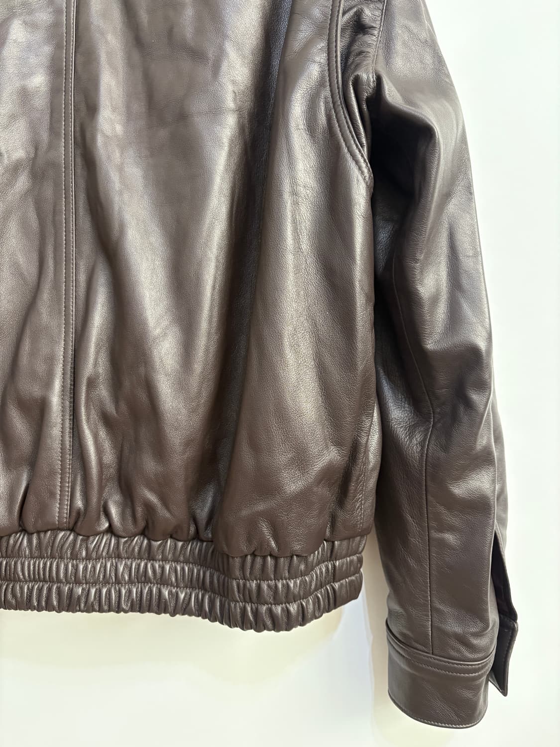 커미션 / Garrison Leather Jacket Brown / S 상품이미지7
