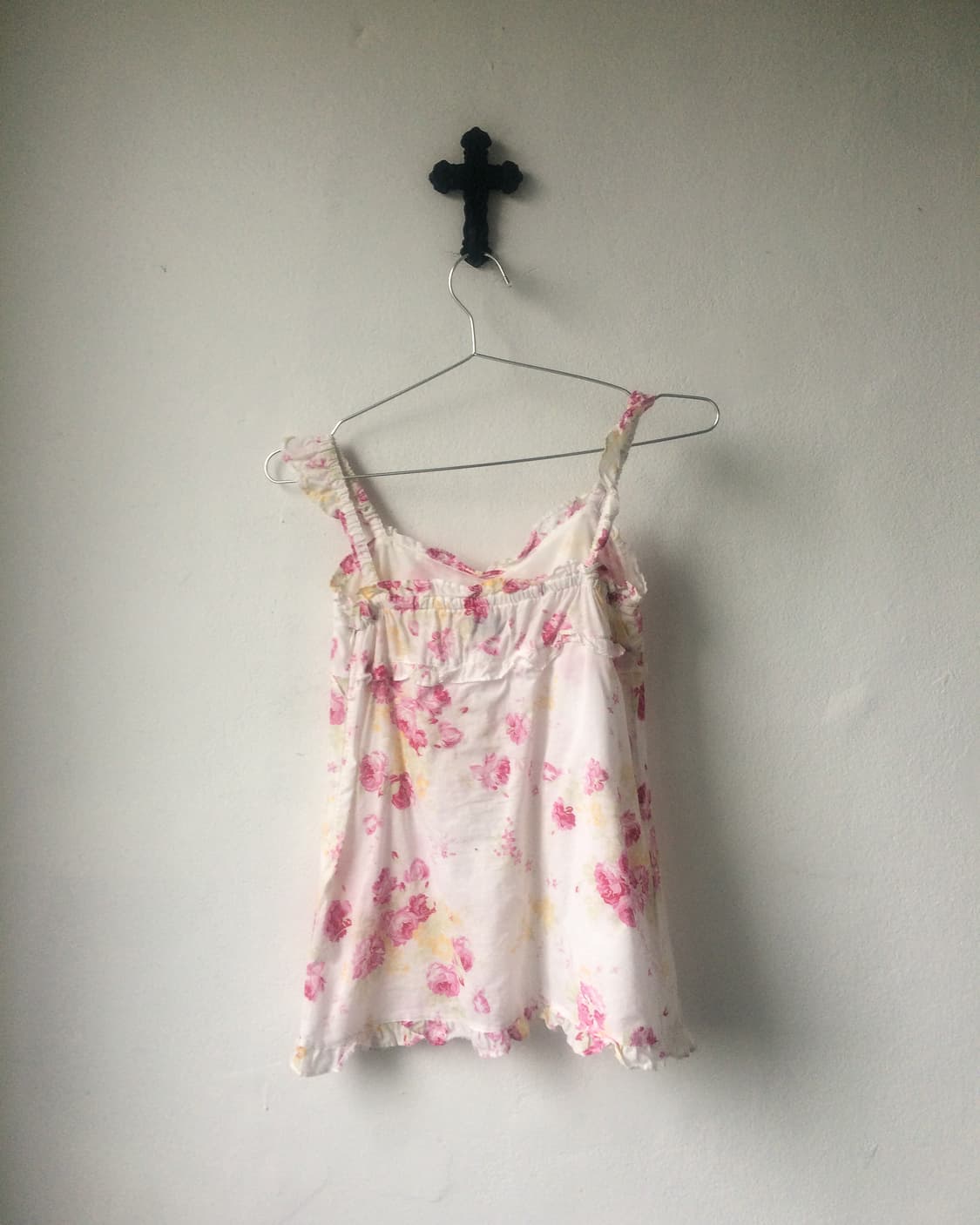 Flower pattern frill sleeveless 상품이미지5