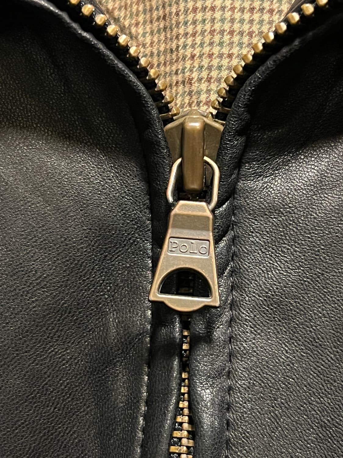 [XL]폴로 랄프로렌 맥스웰 램스킨 블랙 레더 자켓 상품이미지3