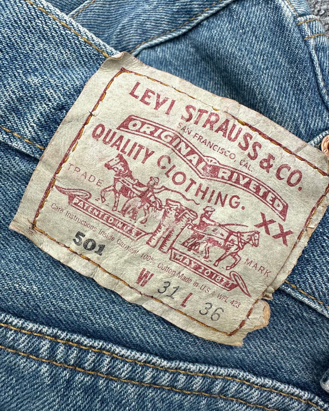 (허단38)90'S 리바이스 USA 501-M1513 상품이미지4