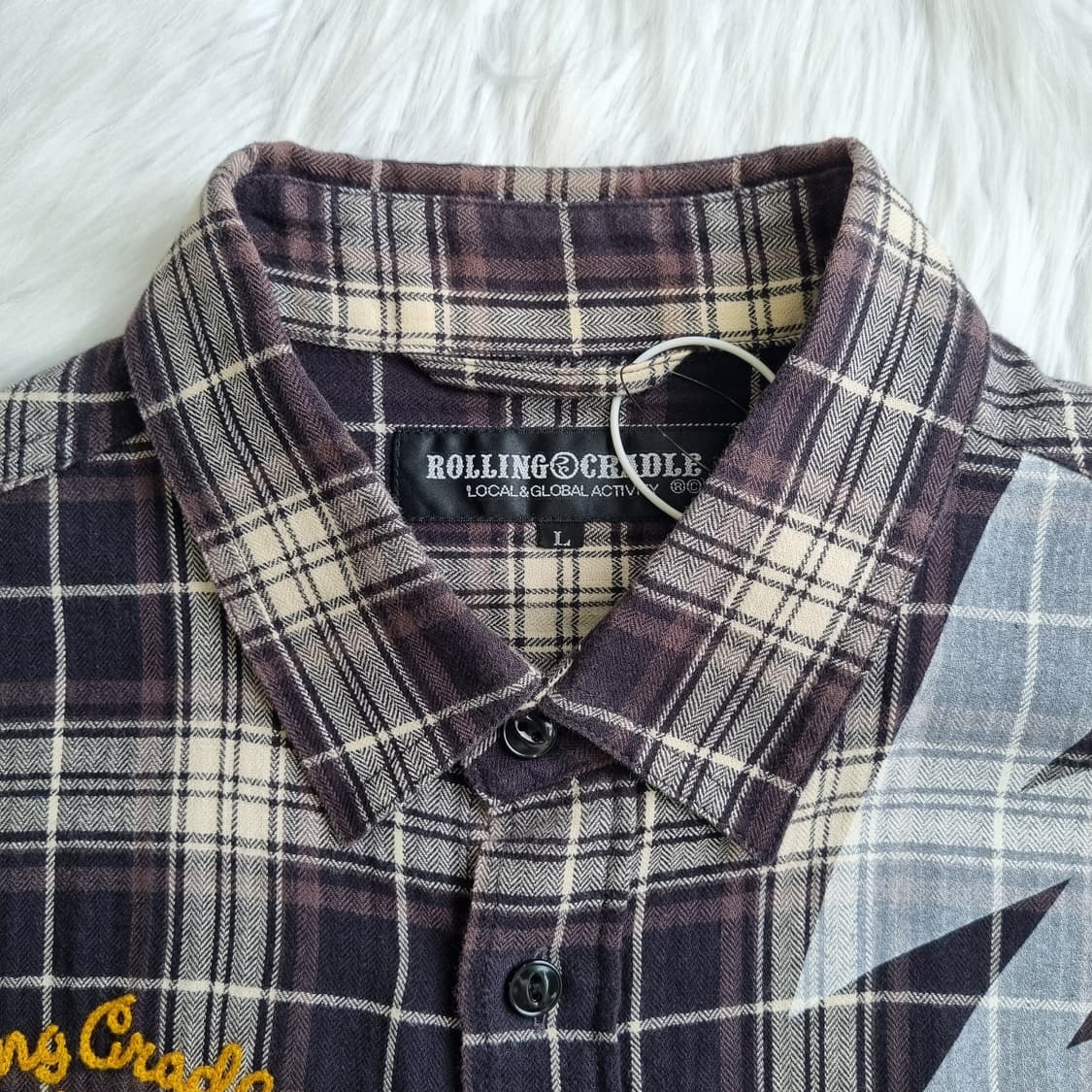 롤링 크래들 ROLLING CRADLE 체크 원피스 1960 상품이미지3