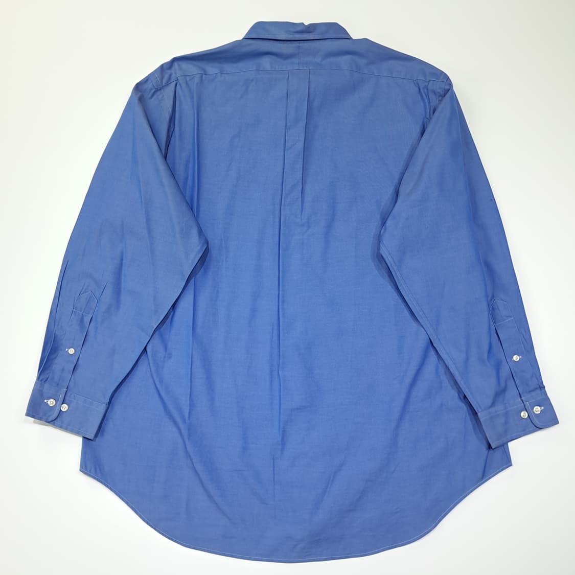 CL253 4XL 폴로 90s 홍콩판 코튼 버튼다운 블루 셔츠 남방 상품이미지7