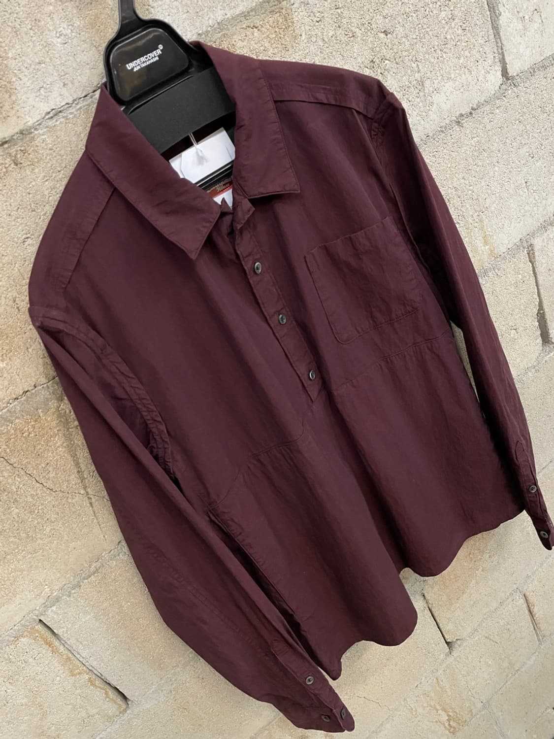 언더커버 하프 버튼 업 셔츠  상품이미지3