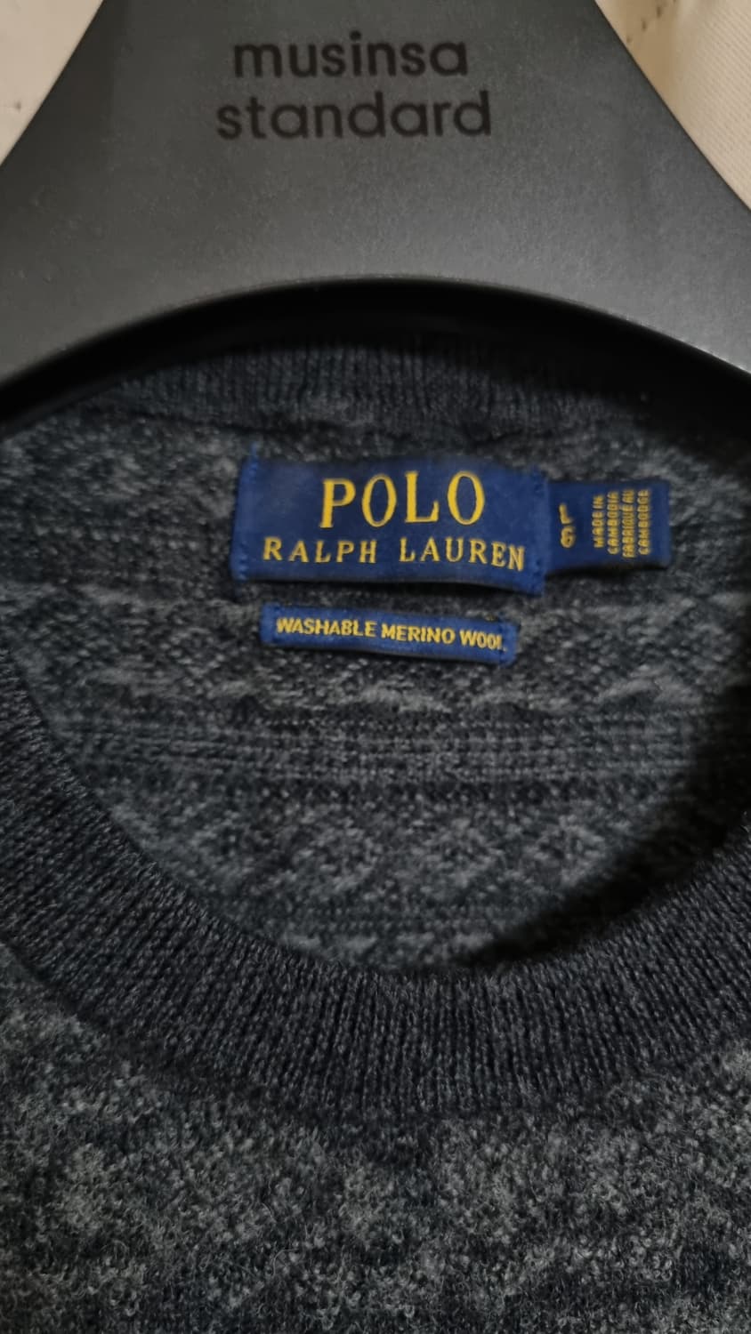 [L]폴로 페어아일 니트 메리노울100 상품이미지2