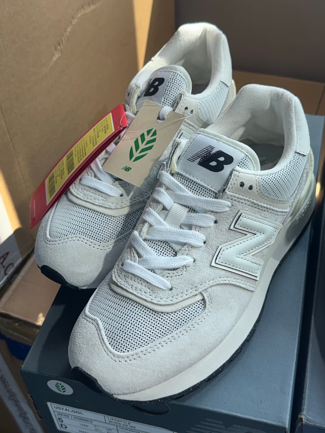 뉴발란스 574 레거시 그레이 화이트 상품이미지1