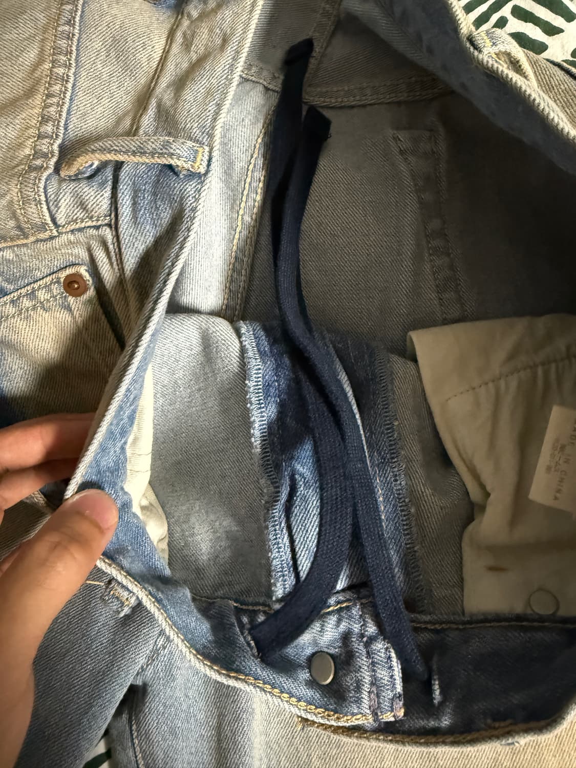 빔즈 와이드 데님팬츠 상품이미지3