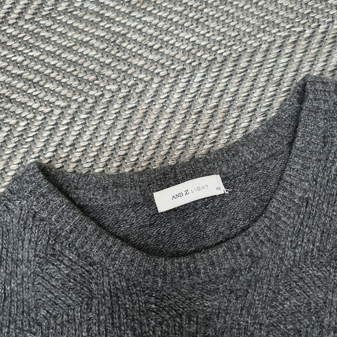 앤드지 울 캐시미어 니트 남자110 상품이미지2