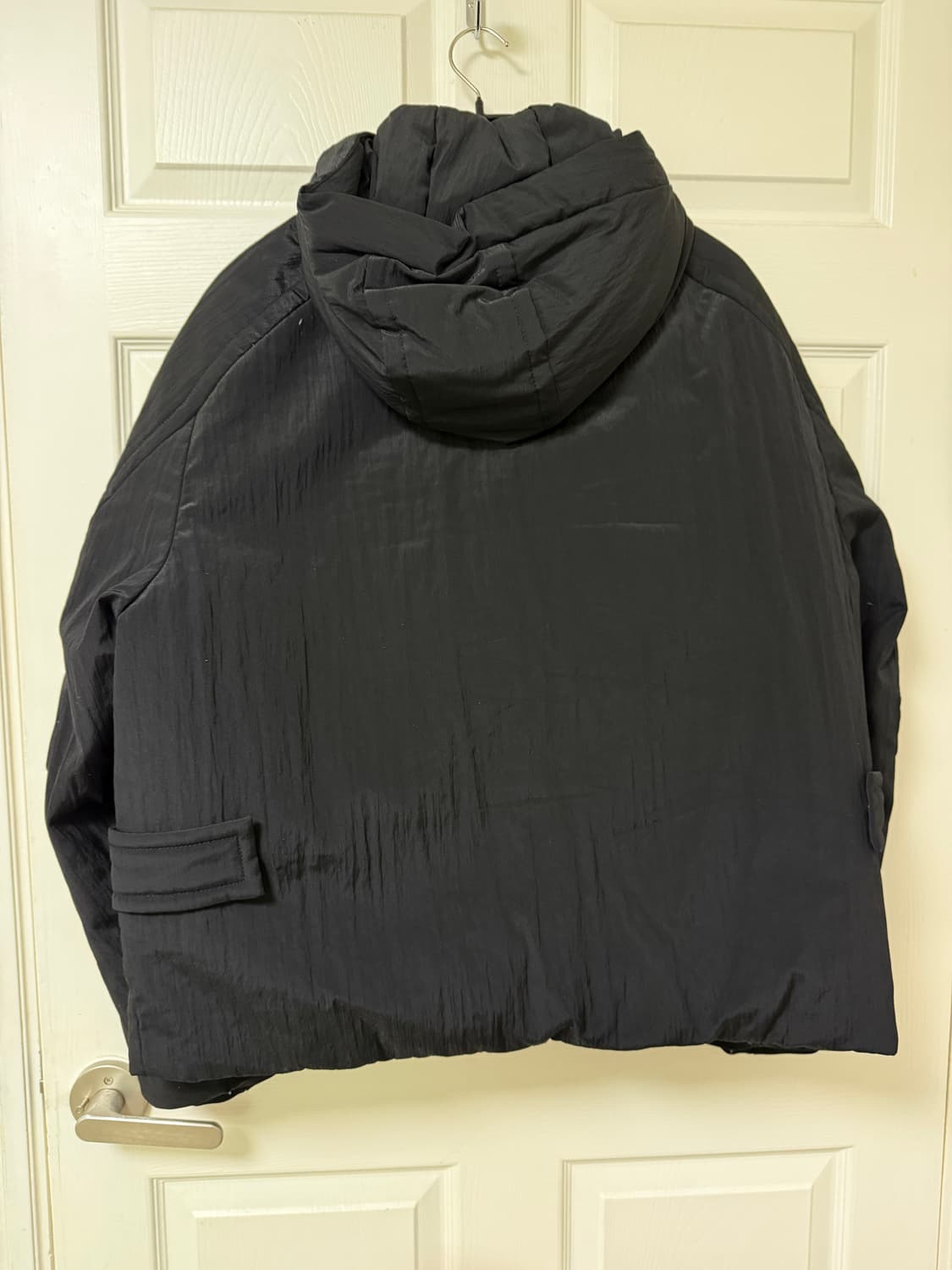 [48] 솔리드옴므 크리즈 패딩 블랙 상품이미지2