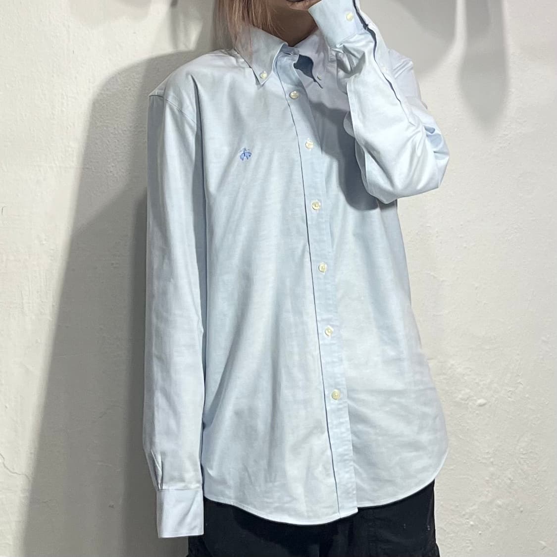 브룩스브라더스 솔리드 셔츠 상품이미지1