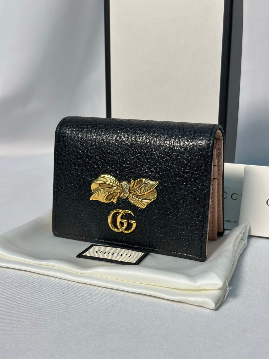 구찌 마몽 리본보우 반지갑 상품이미지2